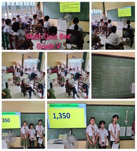 MATH QUIZ BEE (MATH MONTH CELEBRATION 2025)